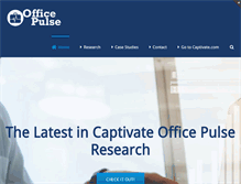 Tablet Screenshot of officepulse.captivate.com